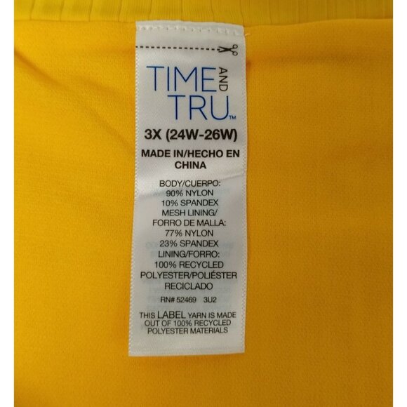 Time and Tru Womens 3X Marigold Mid Rise Mix and Match Bikini Bottoms New - Picture 5 of 7